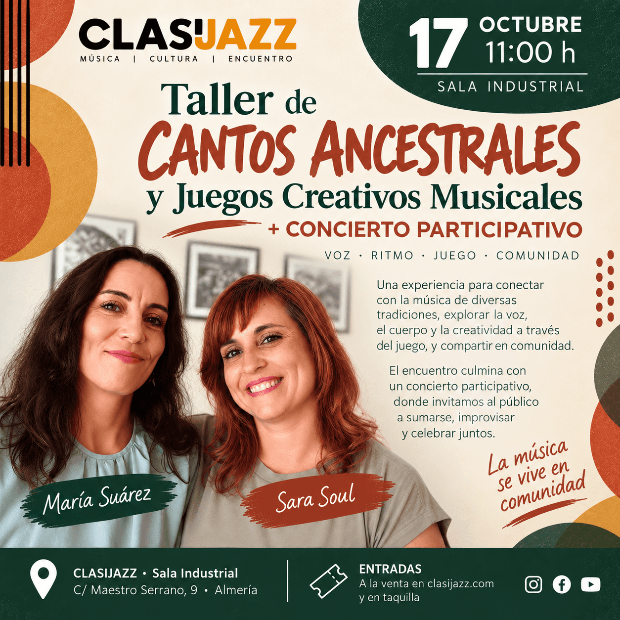 Taller de Cantos Ancestrales