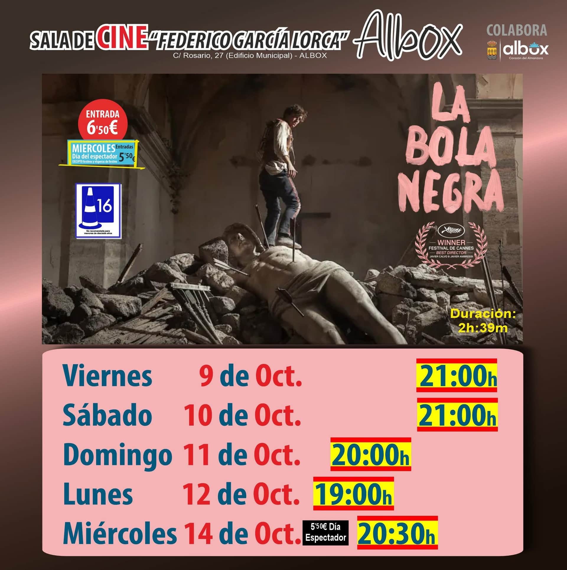Cine en Albox: La Bola Negra