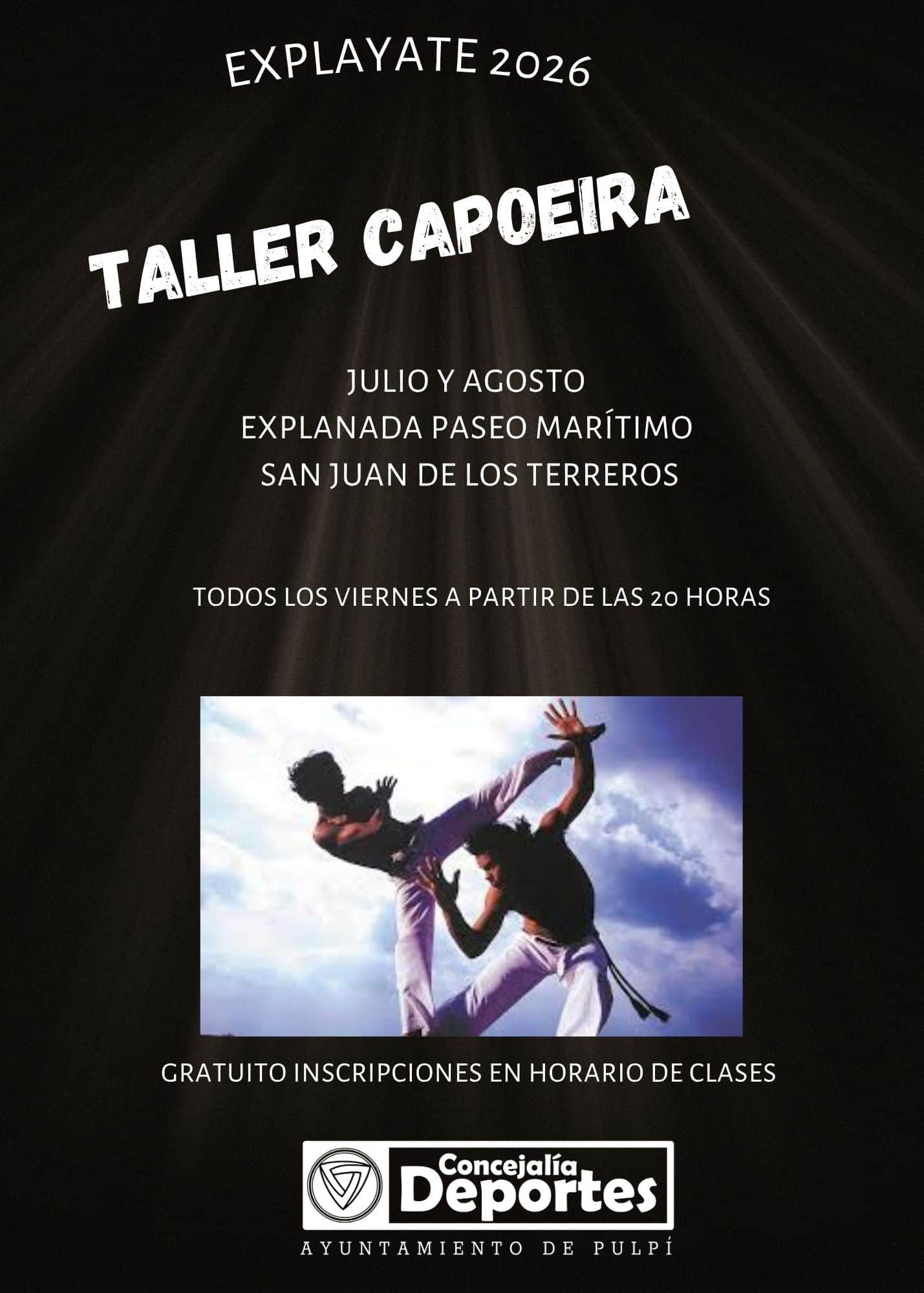 Taller de Capoeira Explayate 2026