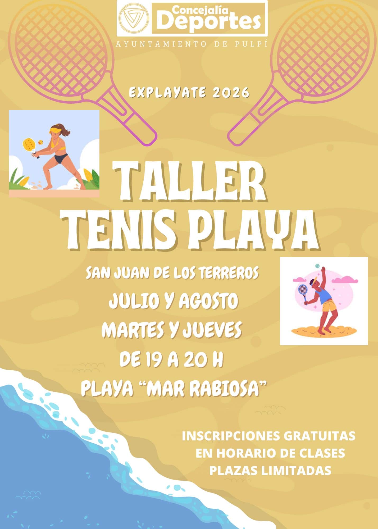 Taller de Tenis Playa Explayate 2026