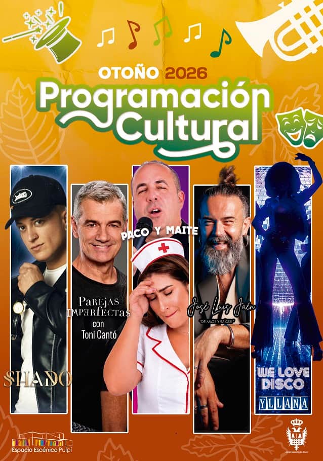 Programación Cultural Otoño 2026 Espacio Escénico