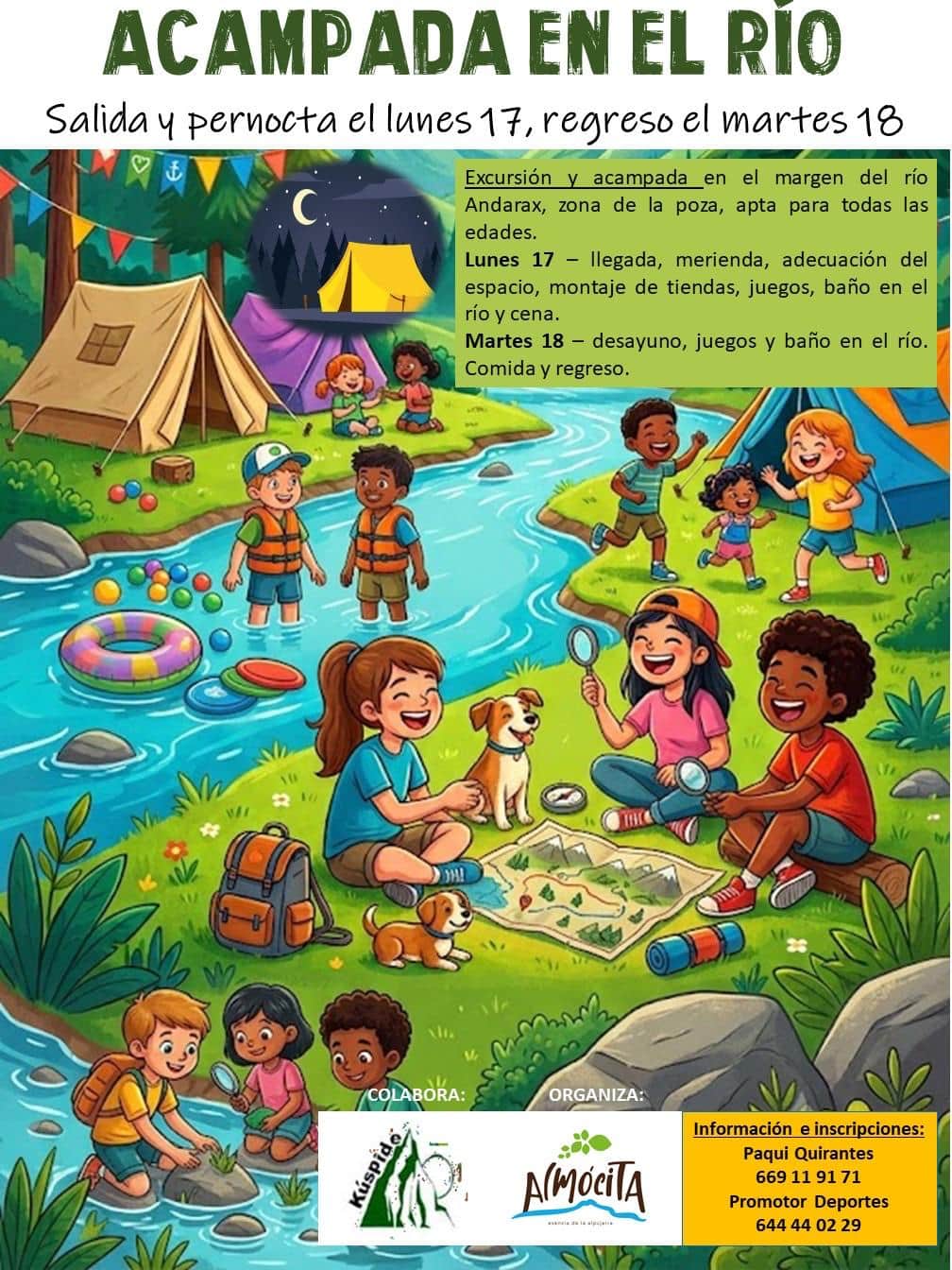 Acampada en el Río