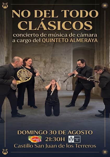 “No del Todo Clásicos” Concierto de Música de Cámara a Cargo del Quinteto Almeraya