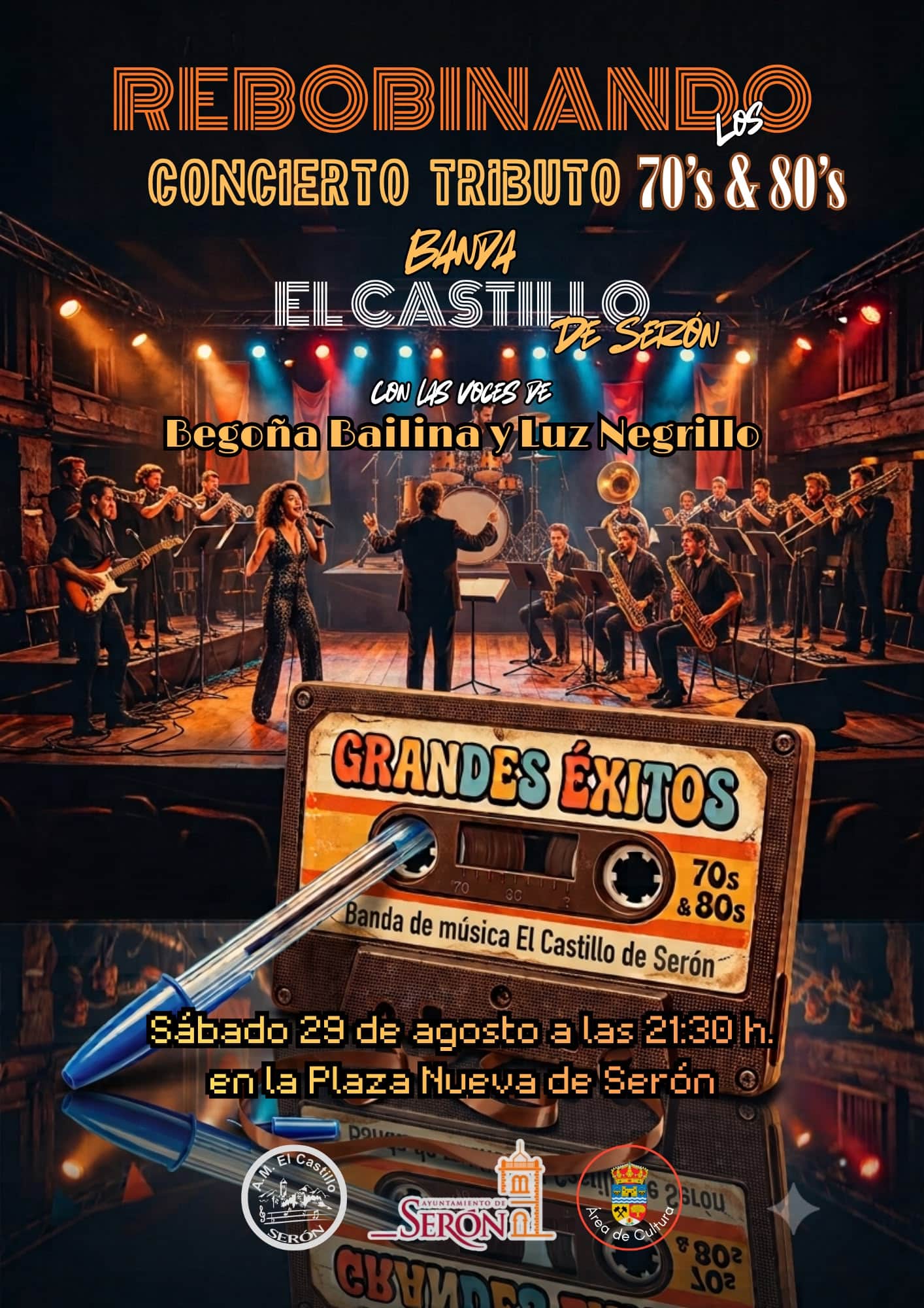 Concierto tributo Rebobinando Asociación Musical El Castillo