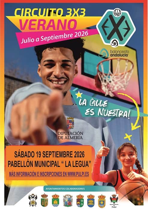 Circuito Baloncesto 3X3 Pulpí 19 Septiembre 2026