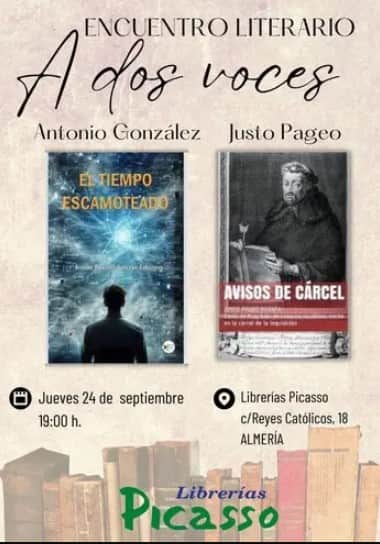 Encuentro Literario A DOS VOCES con Antonio González y Justo Pageo