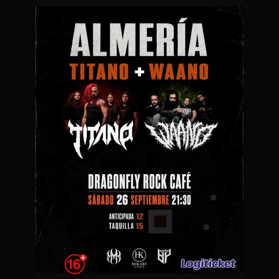 Concierto: Titano + Waano en Almería