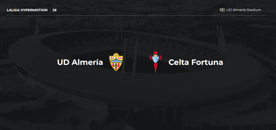 UD Almería vs Celta Fortuna LaLiga Hypermotion