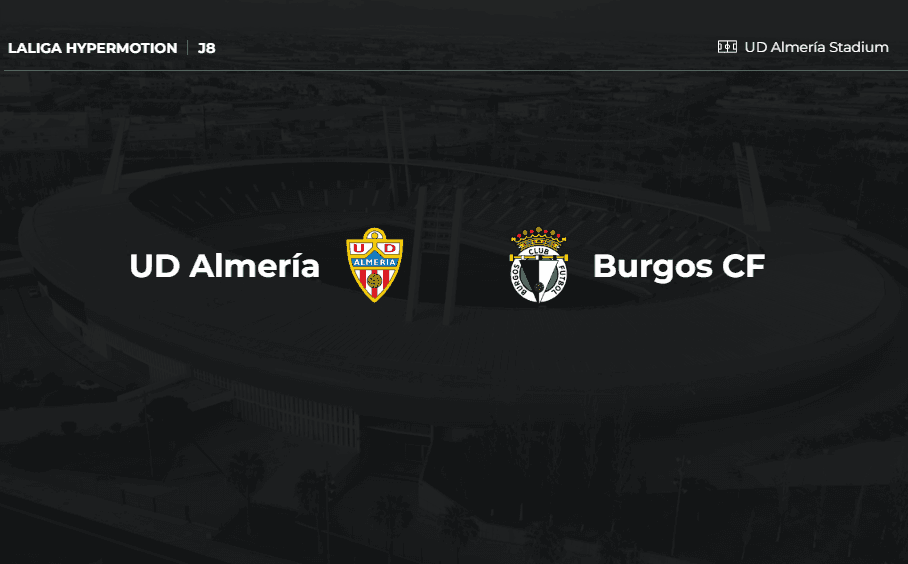 UD Almería vs Burgos CF LaLiga Hypermotion