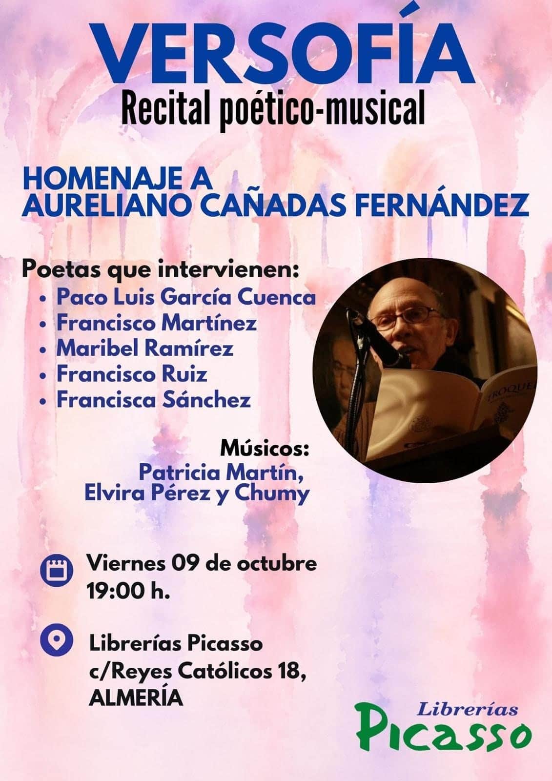Versofía: homenaje a Aureliano Cañadas Fernández